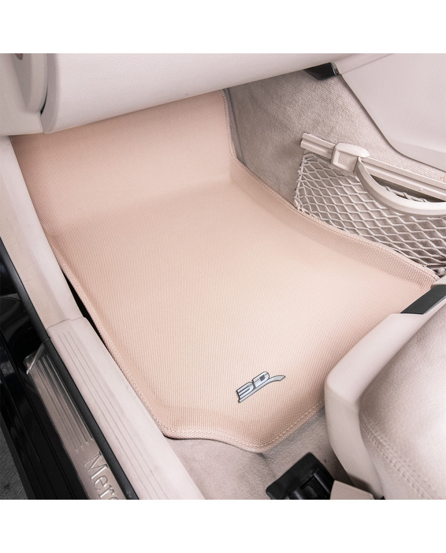 3D Kagu Floor Mat Compatible with  E CLASS V213/W213  LWB 2023+ | Set of 3 Pcs | Custom Fit | BEIGE